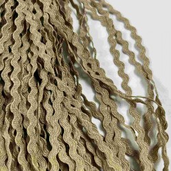 Vizon WaveLace Dalgalı Dekoratif Şerit Kenar S&uuml;s&uuml; &ndash; 1 cm İnce Zigzag Şerit 5 Metre-WAVELACE-14