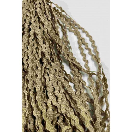 Vizon WaveLace Dalgalı Dekoratif Şerit Kenar S&uuml;s&uuml; &ndash; 1 cm İnce Zigzag Şerit 5 Metre-WAVELACE-14