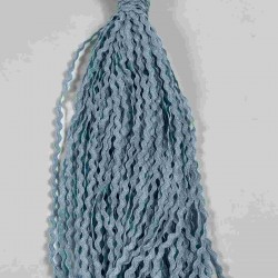 A&ccedil;ık Bebe Mavi WaveLace Dalgalı Dekoratif Şerit Kenar S&uuml;s&uuml; &ndash; 1 cm İnce Zigzag Şerit 5 Metre-WAVELACE-16