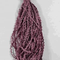 G&uuml;l Kurusu WaveLace Dalgalı Dekoratif Şerit Kenar S&uuml;s&uuml; &ndash; 1 cm İnce Zigzag Şerit 5 Metre-WAVELACE-28