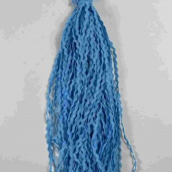 Mavi WaveLace Dalgalı Dekoratif Şerit Kenar S&uuml;s&uuml; &ndash; 1 cm İnce Zigzag Şerit 5 Metre-WAVELACE-3