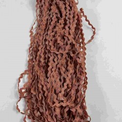 Bakır WaveLace Dalgalı Dekoratif Şerit Kenar S&uuml;s&uuml; &ndash; 1 cm İnce Zigzag Şerit 5 Metre-WAVELACE-4