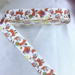 Yeniyıl 2023 Hediye Paketleme Kurdelesi Beyaz Noel Baba-YENI-1117