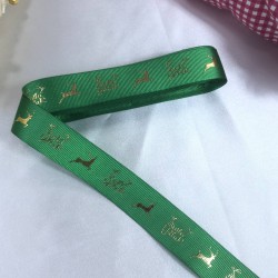 Yeniyıl 2023 Hediye Paketleme Kurdelesi Yeşil Mutlu Yıllar-YENI-1125