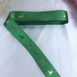 Yeniyıl 2023 Hediye Paketleme Kurdelesi Yeşil Mutlu Yıllar-YENI-1125