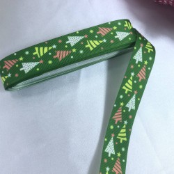 Yeniyıl 2023 Hediye Paketleme Kurdelesi Kırmızı Yeşil &Ccedil;am Ağacı-YENI-1128