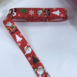 Yeniyıl 2023 Hediye Paketleme Kurdelesi Noel Baba Kırmızı-YENI-1188