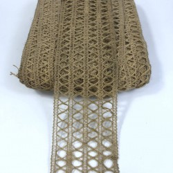 Hasır Dört Şerit Çapraz Desenli Geniş Dekoratif Şerit-YENIHASIR-1