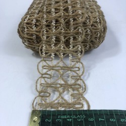 Hasır Krem İp Detaylı Dekoratif Şerit-YENIHASIR-10