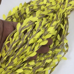 Açık Sarı Hasır Yaprak Şerit-YENIHASIR-26