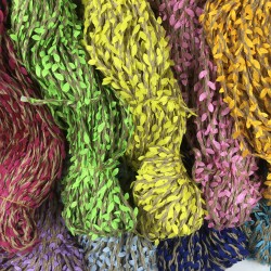 Karışık Renk Hasır Yaprak Şerit-YENIHASIR-30