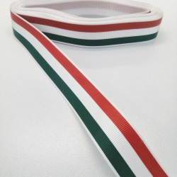 Lacivert Kırmızı Beyaz Renkli Grogren Kurdele 2,5 cm 1 Metre-YENY-142 Lacivert Kırmızı Beyaz Renkli Grogren Kurdele 2,5 cm 1 Metre-YENY-142