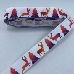 Renkli Geyik Desenli Grogren Kurdele-YILBASI-1012