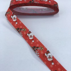 Noel Baba Geyik Desenli Yılbaşı Grogren Kurdele-YILBASI-1024