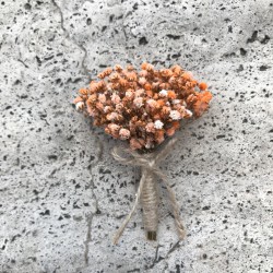 Turuncu Cipsolu Damat Yaka Çiçeği-YKC-1008