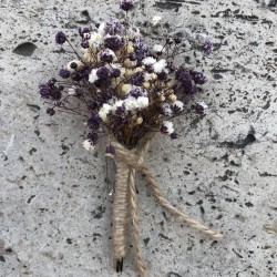 Krem Mor Cipsolu Damat Yaka Çiçeği-YKC-1022