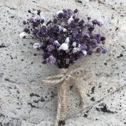 Mor Cipsolu Damat Yaka Çiçeği-YKC-1023