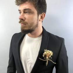 Pudra Otlu Damat Yaka Çiçeği-YKC-1055