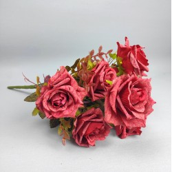 Kırmızı Gül Yapay Çiçek-YPC-102