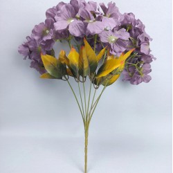 Lila Renk Ortanca Yapay Çiçek-YPC-108