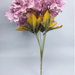 Pembe Renk Ortanca Yapay Çiçek-YPC-110