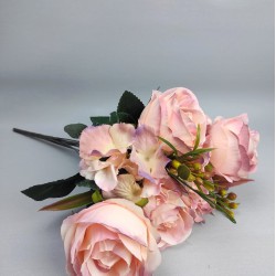 Pembe Rengi Şakayık Yapay Çiçek-YPC-113