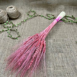 Kırmızı Şoklanmış Başak Demeti Kuru Çiçek-YPC-246