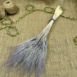 Lacivert Şoklanmış Başak Demeti Kuru Çiçek-YPC-247