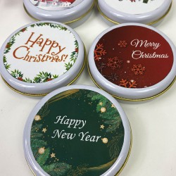 Yılbaşı Hediyelik Teneke Kutu 5 Li Set-YSUS-1005