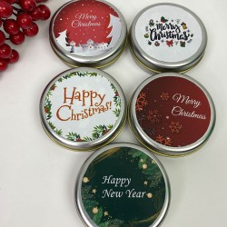 Yılbaşı Özel 5 Li Gümüş Mum Set-YSUS-1029