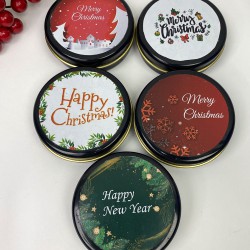 Yılbaşı Özel 5 Li Siyah Mum Set-YSUS-1030