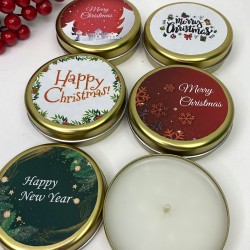 Yılbaşı Özel 5 Li Gold Mum Set-YSUS-1031