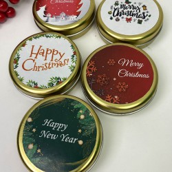 Yılbaşı Özel 5 Li Gold Mum Set-YSUS-1031