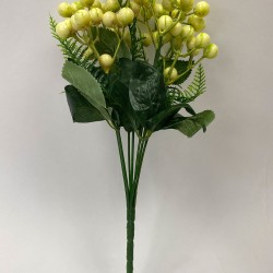 Dekoratif Yapay Çiçek Sarı Kokina Demeti 1 Demet Yapay Bitki 7 Kafalı-YSUS-1035