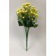 Dekoratif Yapay Çiçek Sarı Kokina Demeti 1 Demet Yapay Bitki 7 Kafalı-YSUS-1035