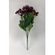 Dekoratif Yapay Çiçek Bordo Kokina Demeti 1 Demet Yapay Bitki 7 Kafalı-YSUS-1036