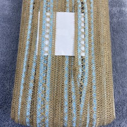 Mavi Hasırlı Çapraz Desenli Su Taşı Koç Boynuzu -YSUTASI-1000