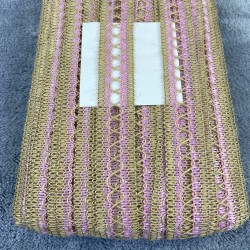 Pembe Hasırlı Çapraz Desenli Su Taşı Koç Boynuzu -YSUTASI-1001