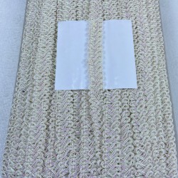 Janjanlı Beyaz Koç Boynuzu Su Taşı Dekoratif Şerit-YSUTASI-1025