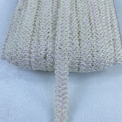 Janjanlı Beyaz Koç Boynuzu Su Taşı Dekoratif Şerit-YSUTASI-1025