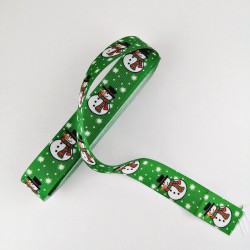 Yeşil Kardanadam Grogren Kurdele 2,5 cm 1 Metre-YY-1014