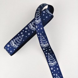 Lacivert Çam Ağacı Grogren Kurdele 2,5 cm 1 Metre-YY-1015 Lacivert Çam Ağacı Grogren Kurdele 2,5 cm 1 Metre-YY-1015