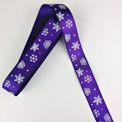 Lacivert Kar Tanesi Yıldızlı Grogren Kurdele 2,5 cm 1 Metre-YY-1018 Lacivert Kar Tanesi Yıldızlı Grogren Kurdele 2,5 cm 1 Metre-YY-1018