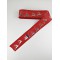 Kırmızı Geyik Desenli Grogren Kurdele 4 cm 1 Metre-YY-1034