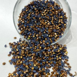 Yuvalı Yapıştırma Taş Lacivert 1 Paket 50 Adet-YYT-1