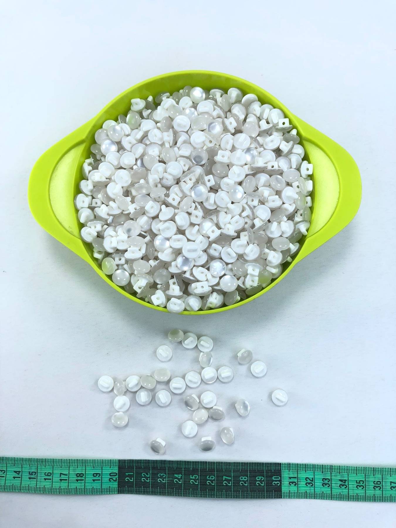 Şeffaf Plastik İnci Düğme-DGM-1028