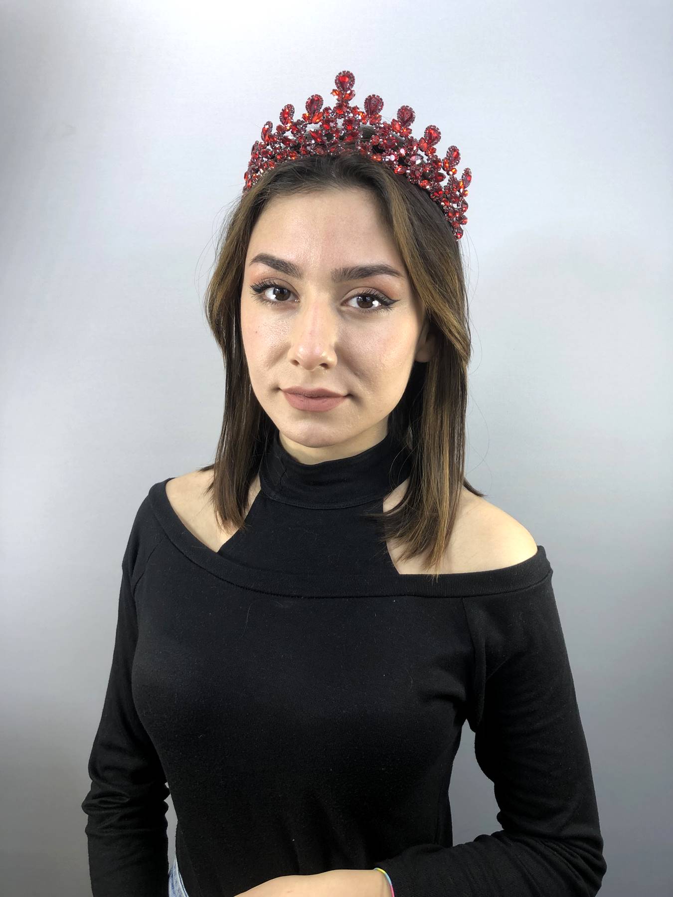 Bordo Zeety Model Kına Ve Gelin Tacı-GELINTACI-87