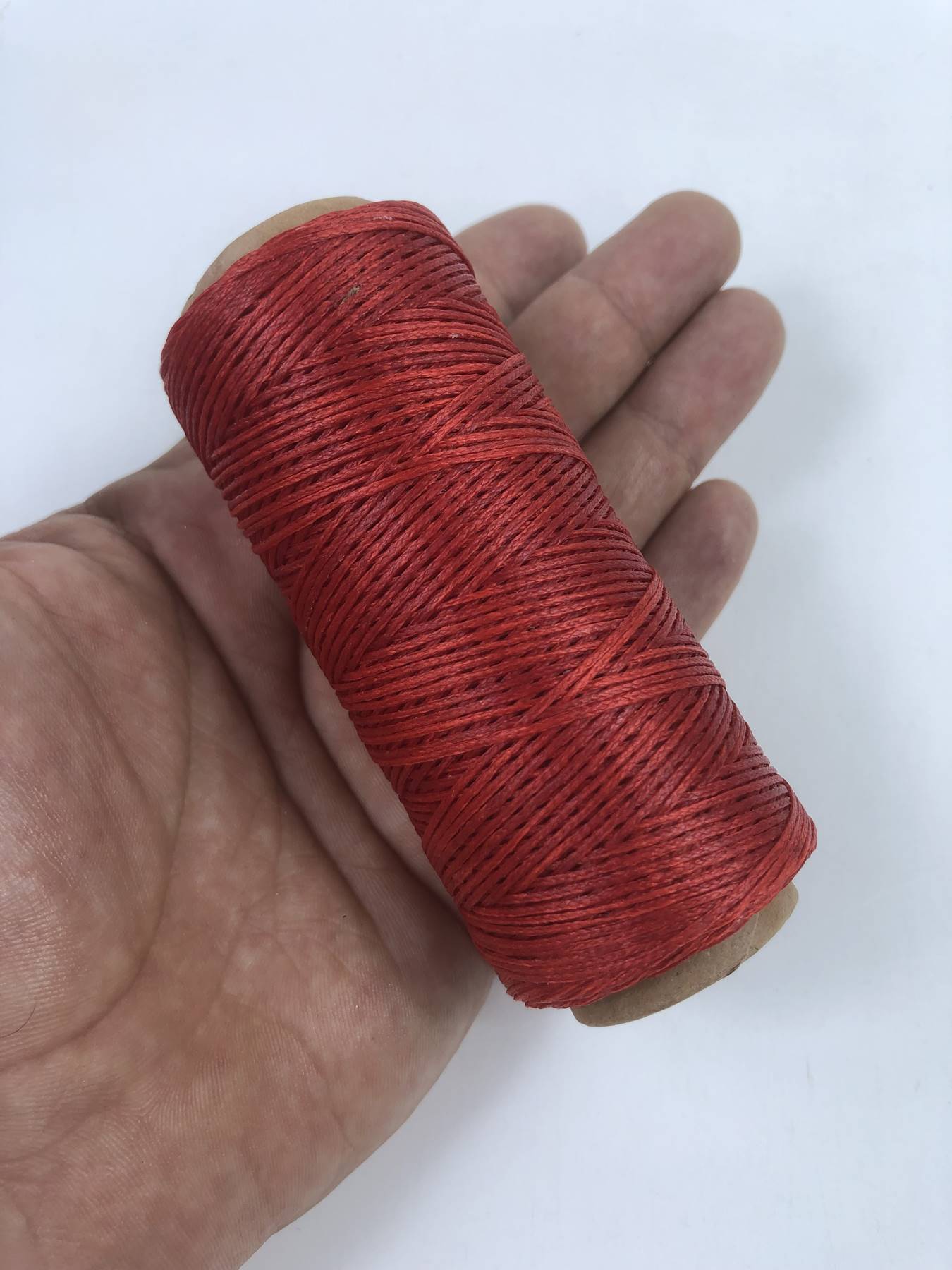 Kırmızı Renk Mumlu İp 10 Metre-MUM-1014