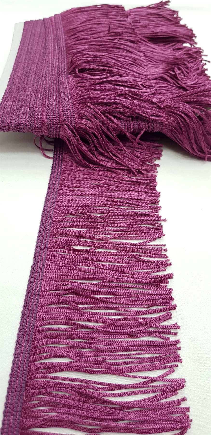 Mürdüm Saçak Şerit Püskül 8 cm 1 mt-SP-1030