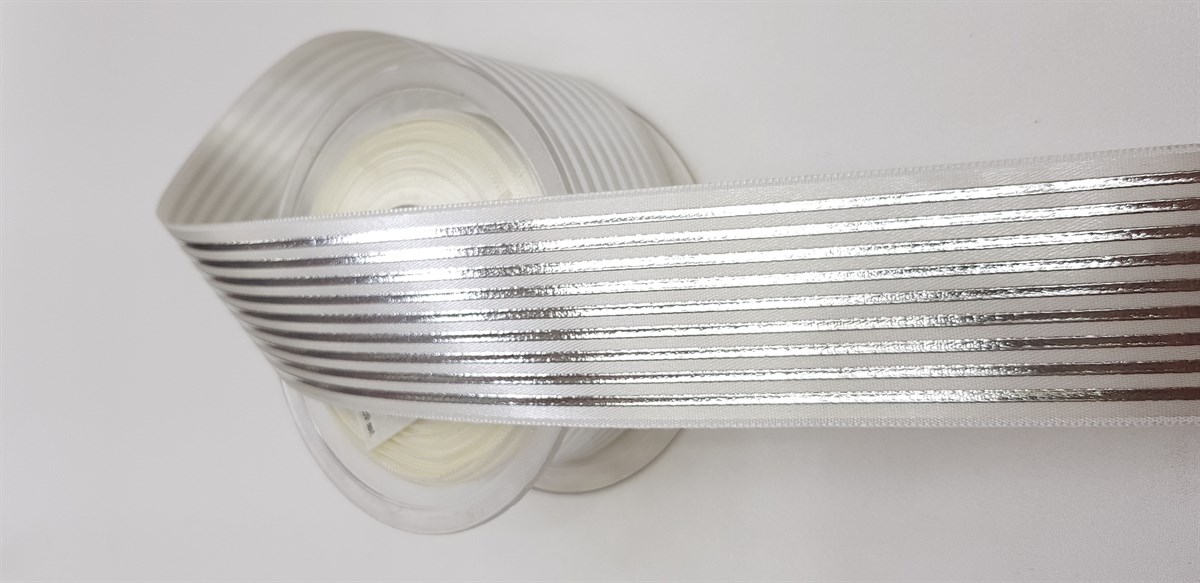 Varaklı Saten Kurdele 4 Cm-STK-1133